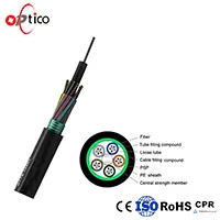 GYTS υπαίθριο θωρακισμένο καλώδιο ινών 96 πυρήνας