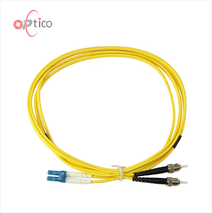 Lc st duplex patchcord κίτρινο