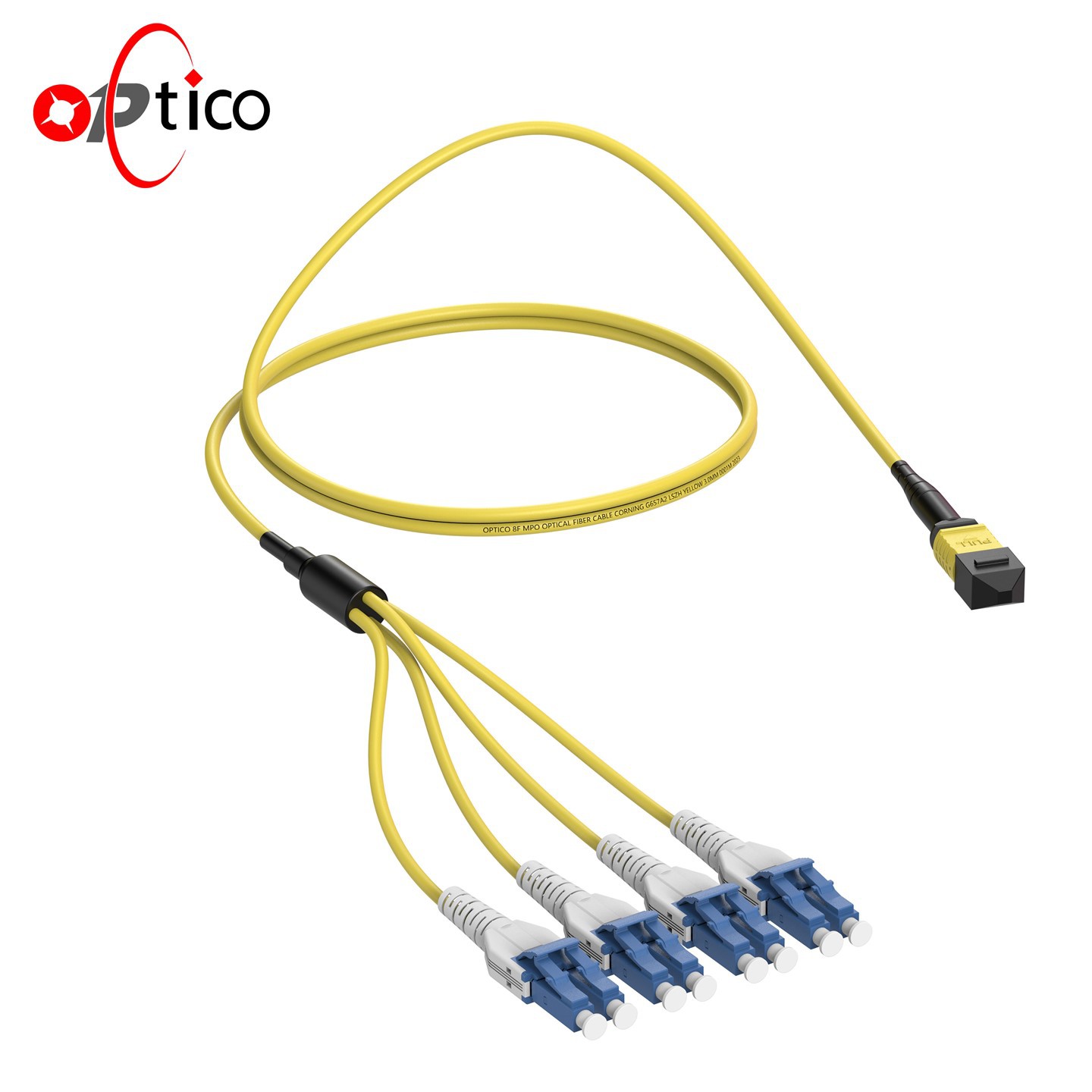 MPO έως 4LC Uniboot Breakout Cable